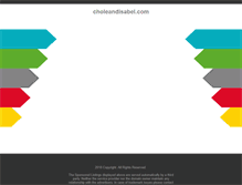 Tablet Screenshot of choleandisabel.com
